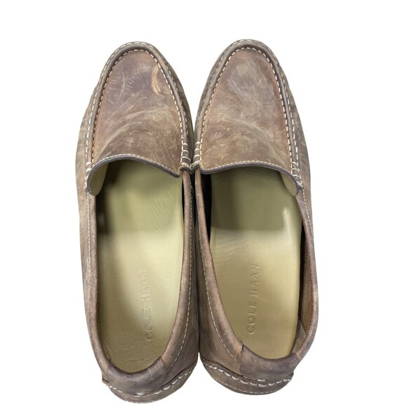 Cole Haan Mens Brown Leather Slip on Loafers Dress shoes Sz 10.5M SKU 9486 - Picture 13 of 16